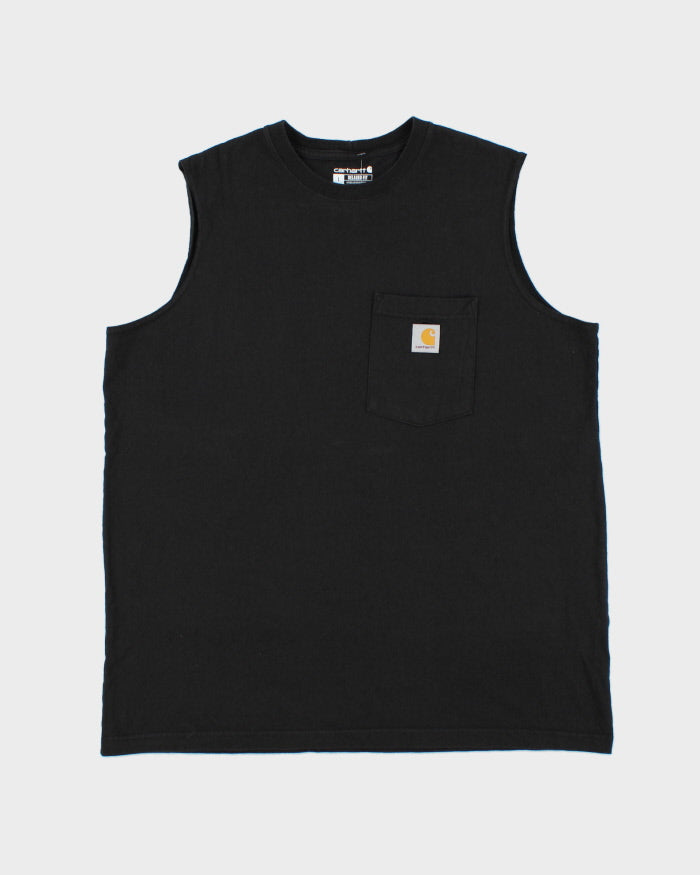 Vintage Carhartt Heavyweight Relaxed Fit Sleeveless Crewneck Pocket T-Shirt - XL