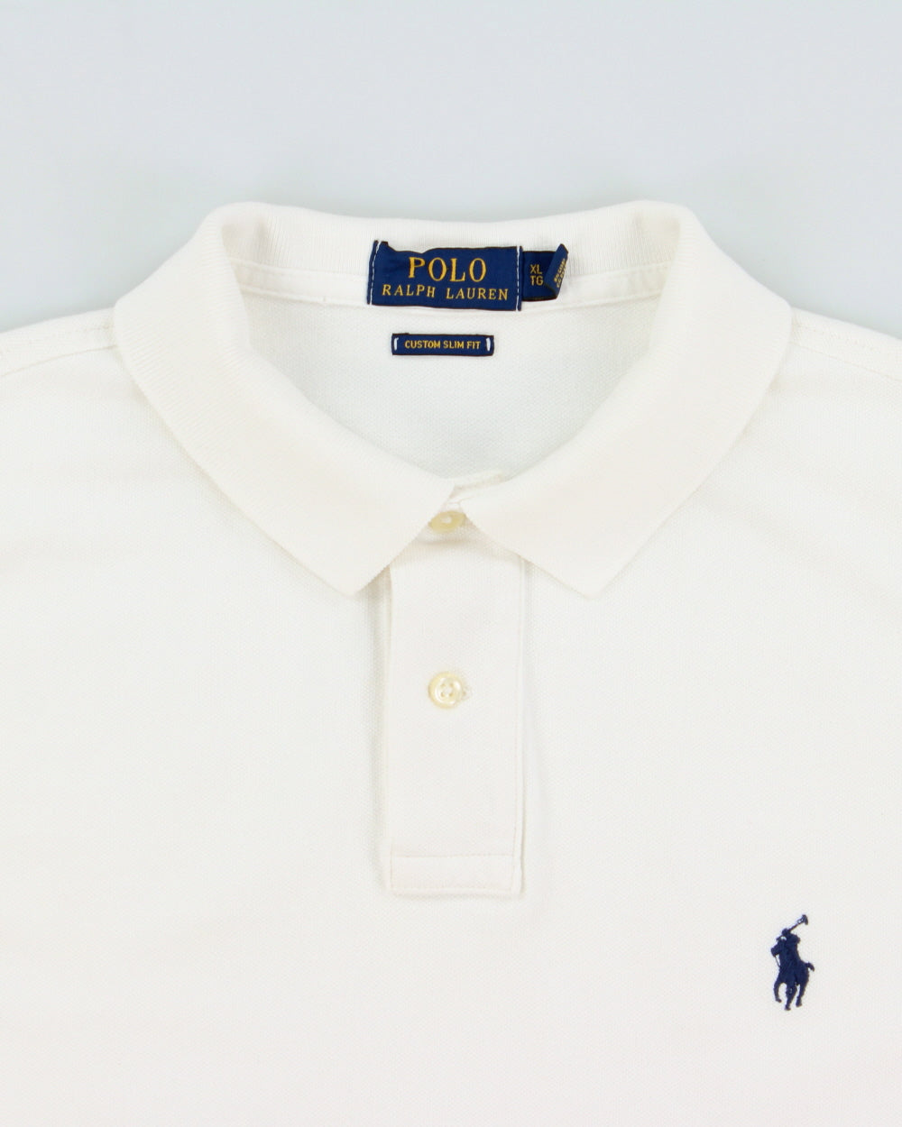 Vintage Polo Ralph Lauren Custom Slim Fit Polo Shirt - XL