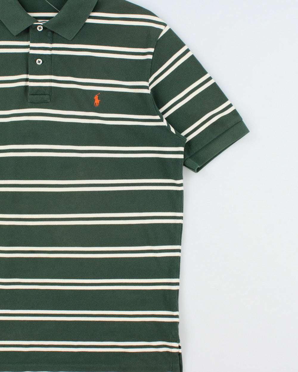 Vintage 1990s Polo Ralph Lauren Striped Polo Shirt - L