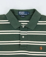 Vintage 1990s Polo Ralph Lauren Striped Polo Shirt - L