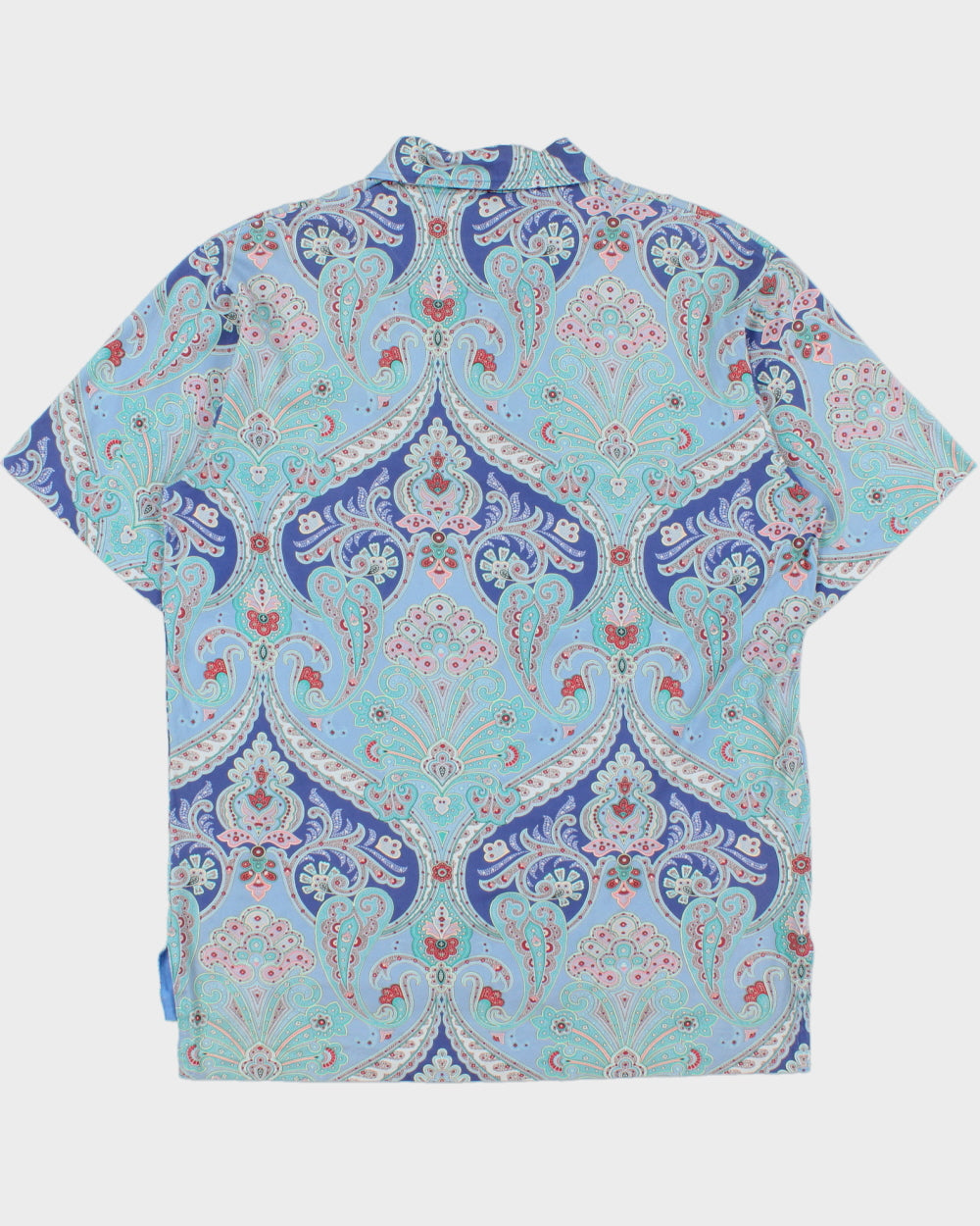 Vintage 1990s Polo Ralph Lauren Paisley Pattern Polo Shirt - M