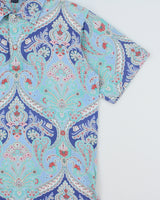 Vintage 1990s Polo Ralph Lauren Paisley Pattern Polo Shirt - M