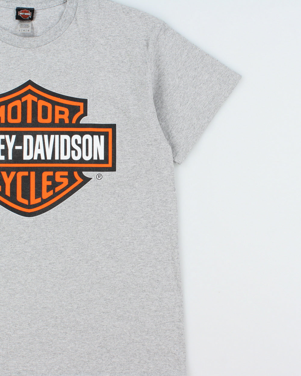 Vintage Harley Davidson Graphic Crew Neck T-shirt - L