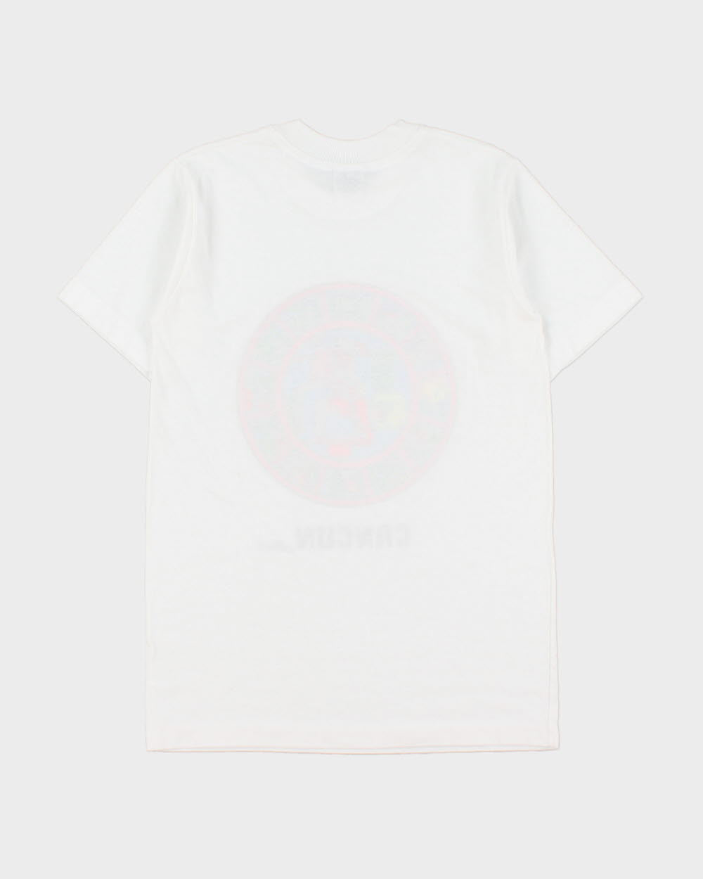 Vintage 1990s Cancun Mexico Mayan Calendar Graphic Single Stitch T-shirt - M