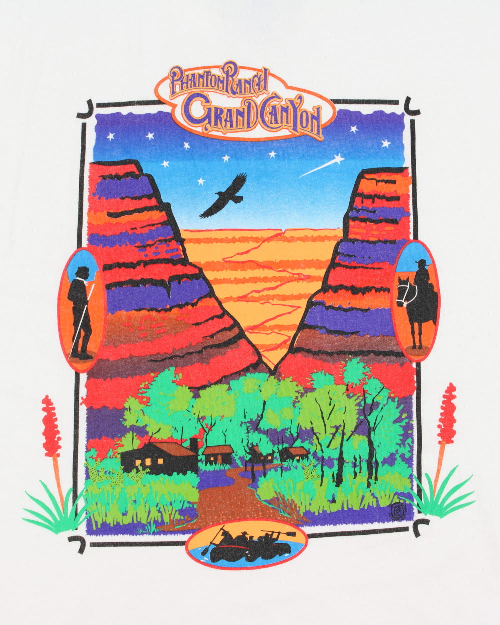 Vintage 1990s Phantom Ranch Grand Canyon Gildan Heavyweight T-shirt - XL
