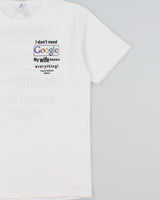 Vintage I Don't Need Google My Wife Knows Everything Heavyweight Crew Neck T-shirt - M