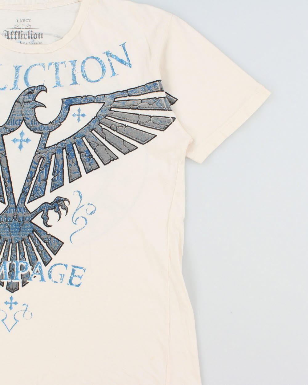 Vintage Y2K 00s Affliction Rampage Quinton Jackson Signature Series T-shirt - L