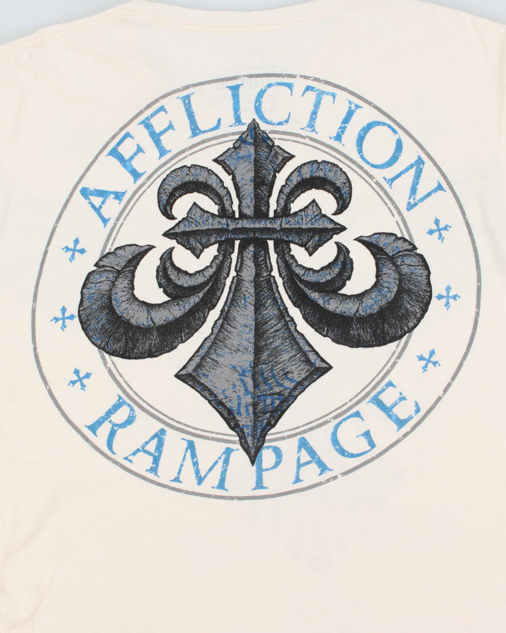 Vintage Y2K 00s Affliction Rampage Quinton Jackson Signature Series T-shirt - L
