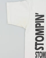 Vintage 1995 Stompin Tom Connors Signed Country Folk Music Heavyweight Single Stitch Made In Canada Crewneck T-Shirt - M