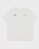 Arc'teryx Bird Word Split Toque White Midweight Crewneck T-Shirt - L