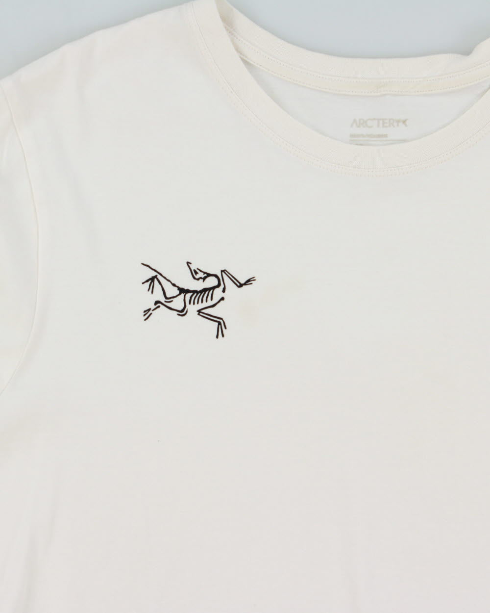 Arc'teryx Bird Word Split Toque White Midweight Crewneck T-Shirt - L