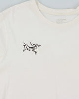 Arc'teryx Bird Word Split Toque White Midweight Crewneck T-Shirt - L