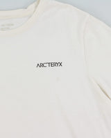 Arc'teryx Bird Word Split Toque White Midweight Crewneck T-Shirt - L