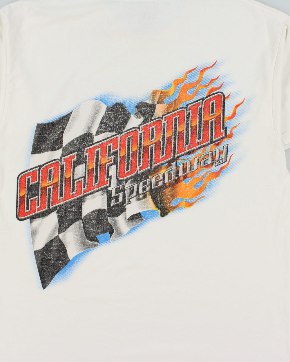 Vintage Y2K 00s California Speedway Heavyweight Gildan Ultra Crewneck T-Shirt - M