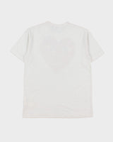 Comme Des Garçons PLAY Heavyweight Double Heart Embroidered Single Stitch Crewneck T-Shirt - L