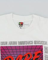 Vintage 1996 D.A.R.E To Resist Drugs &amp; Violence Heavyweight FOTL Best Crewneck T-Shirt - M