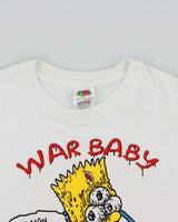 Vintage Y2K 00s The Simpsons War Baby Bart Radical Dudes Crewneck T-Shirt - M
