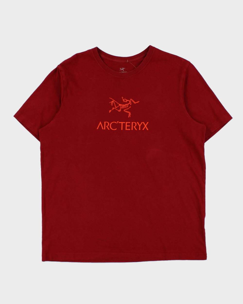 Arc'teryx Scarlet Big Bird Word Heavyweight Crewneck T-Shirt - L