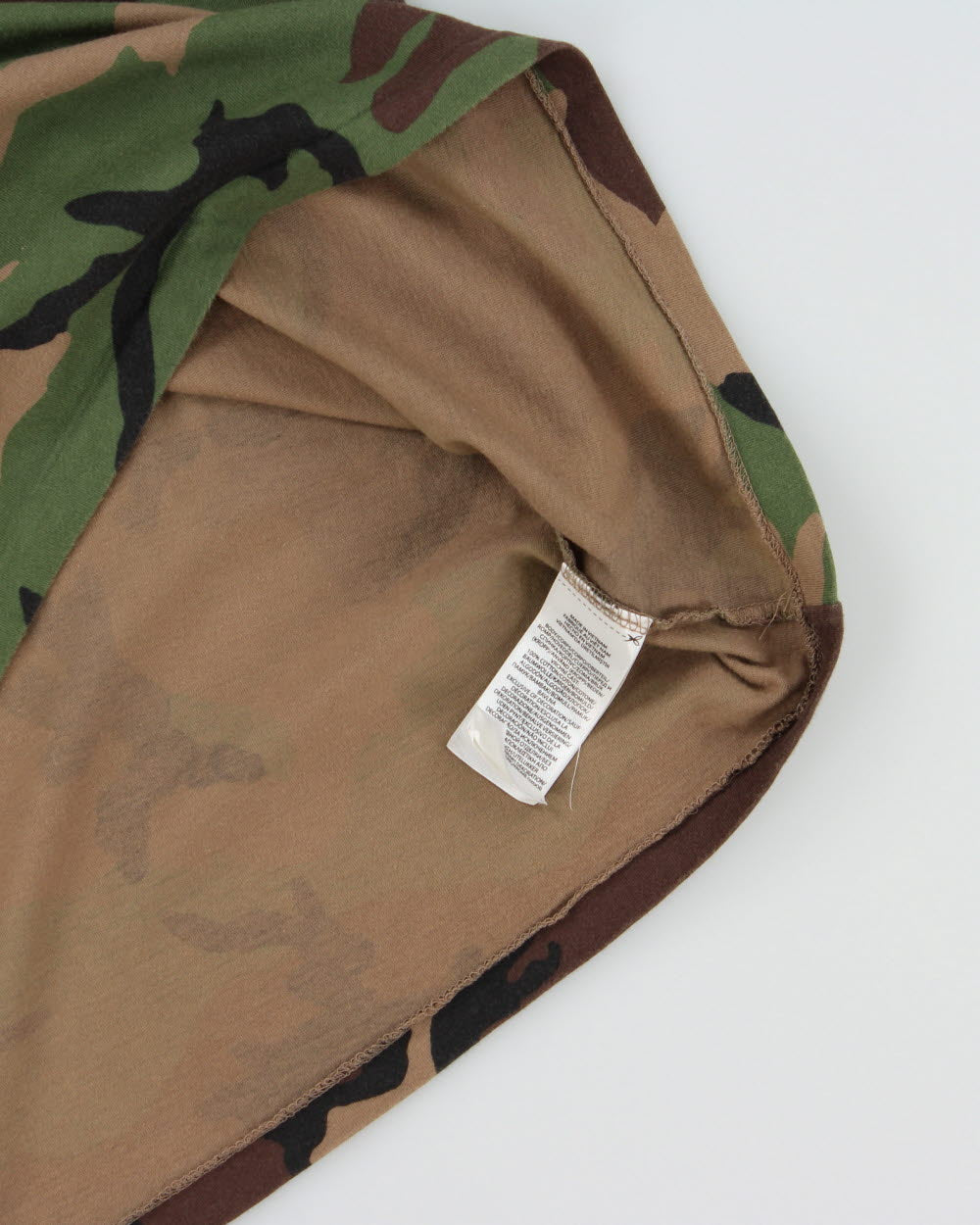 Vintage Polo Ralph Lauren Woodland Camo Heavyweight Single Stitch Crewneck Pocket T-Shirt - XL