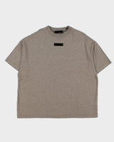 Essentials Fear Of God Grey Marl Heavyweight Single Stitch Oversized Boxy Crewneck T-Shirt - M
