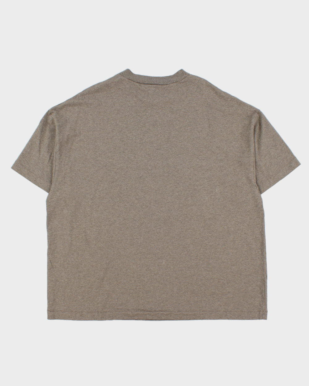 Essentials Fear Of God Grey Marl Heavyweight Single Stitch Oversized Boxy Crewneck T-Shirt - M