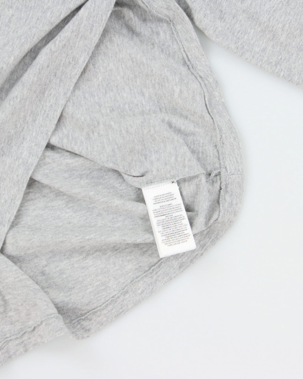 Vintage Polo Ralph Lauren Marl Grey Long Sleeve Crewneck T-Shirt - M