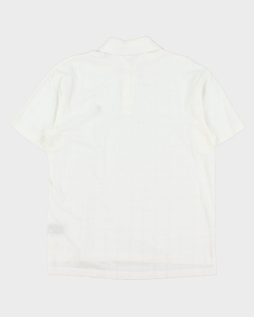 Vintage Y2K 00s Tommy Hilfiger Stitch Check Short Sleeve Crest Polo-Shirt - M