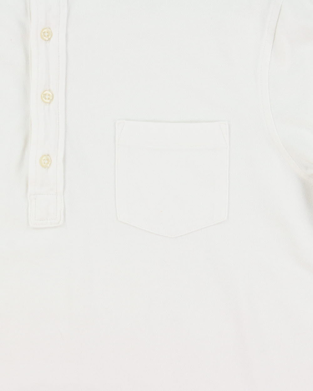 Vintage Polo Ralph Lauren Featherweight Mesh Long Sleeve Button Cuff Pocket Polo Shirt - L