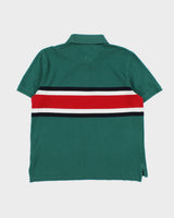 Vintage Tommy Hilfiger Striped Custom Fit Short Sleeve Polo-Shirt - L