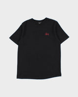 Vintage Stussy Stock Logo Heavyweight Crewneck T-Shirt - S