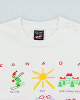 Vintage Early 1990s BANFF Canada Heavyweight Single Stitch Made In Canada Crewneck T-Shirt - XL