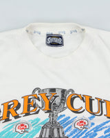 Vintage 1991 Grey Cup Classic Heavyweight Softwear Single Stitch Made In Canada Crewneck T-Shirt - M