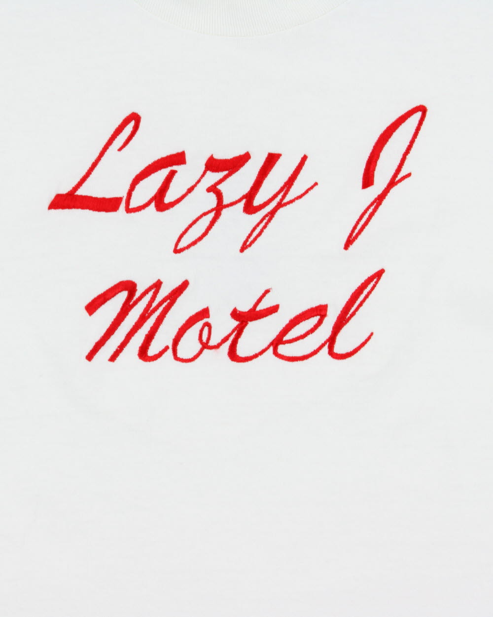 Vintage 1998 Lazy F Motel Texas Heavyweight Embroidered Crewneck T-Shirt - M