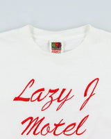 Vintage 1998 Lazy F Motel Texas Heavyweight Embroidered Crewneck T-Shirt - M