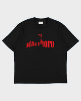 ORO 'Marlboro' Heavyweight Made In Italy Logo Crewneck T-Shirt - XL