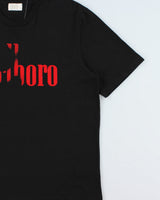 ORO 'Marlboro' Heavyweight Made In Italy Logo Crewneck T-Shirt - XL