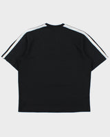 Vintage Y2K 00s Adidas Heavyweight Embroidered 3-Stripe Crewneck Active T-Shirt - L