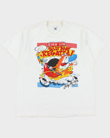 Vintage 1993 Chub 1570 Silly Boat Regatta Heavyweight Single Stitch Made In Canada Crewneck T-Shirt - XL