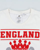 Vintage Adidas England Football Climalite Crewneck T-Shirt - L