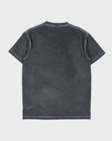 Acne Studios Faded Grey Heavyweight Embroidered Rope Stitch Oversized Crewneck T-Shirt - XXS