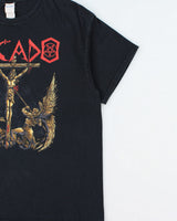 Vintage Pecado Black Metal Band Heavyweight Gildan Crewneck T-Shirt - L