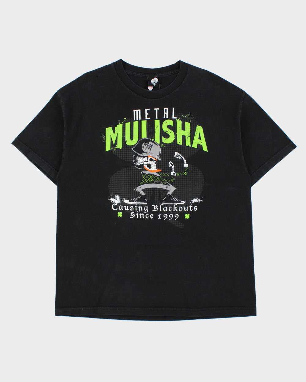 Vintage Y2K 00s Metal Mulisha Heavyweight Fighting Irish Crewneck T-Shirt - XL