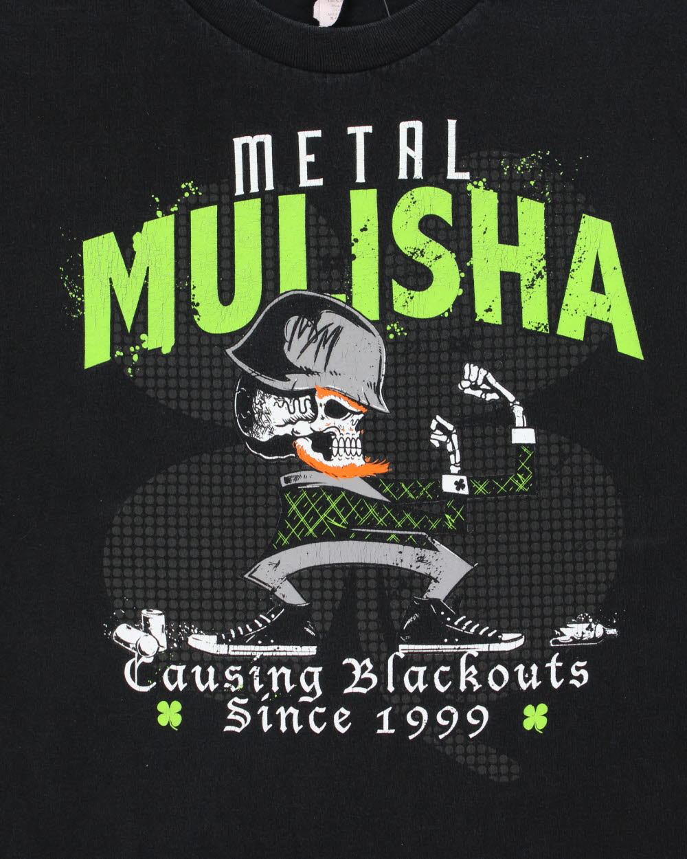 Vintage Y2K 00s Metal Mulisha Heavyweight Fighting Irish Crewneck T-Shirt - XL
