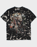 Vintage The Roxx Heavyweight Tie-Dye Skeleton Reaper Single Stitch Crewneck T-Shirt - XL