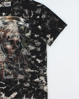 Vintage The Roxx Heavyweight Tie-Dye Skeleton Reaper Single Stitch Crewneck T-Shirt - XL