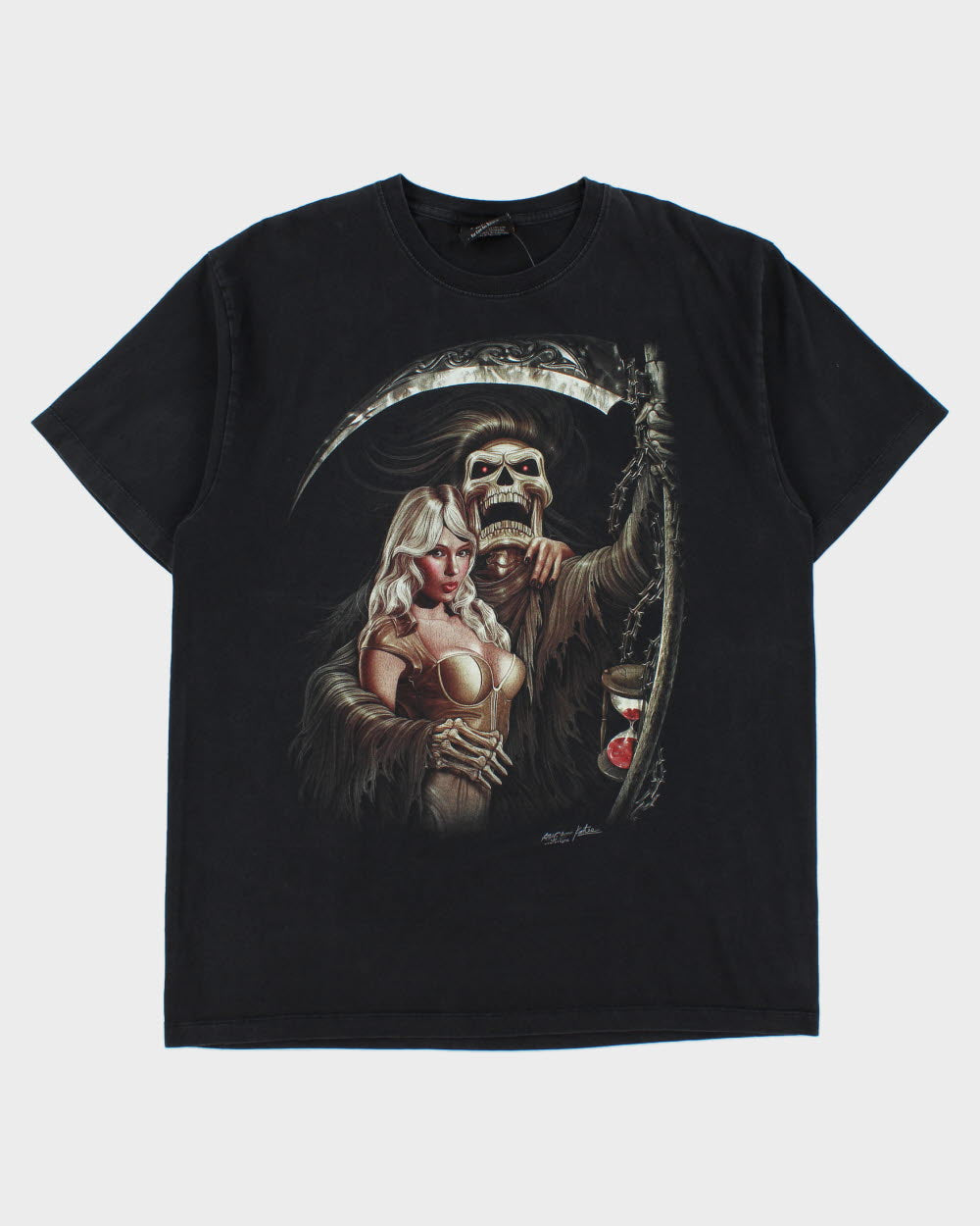 Vintage Rock Chang Heavyweight Crewneck Reaper T-Shirt - XL