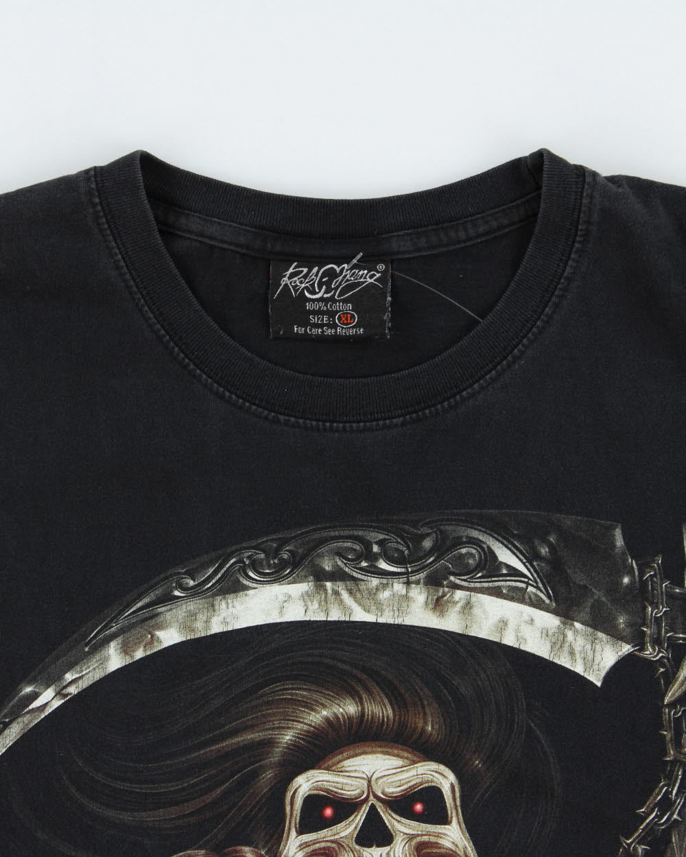 Vintage Rock Chang Heavyweight Crewneck Reaper T-Shirt - XL