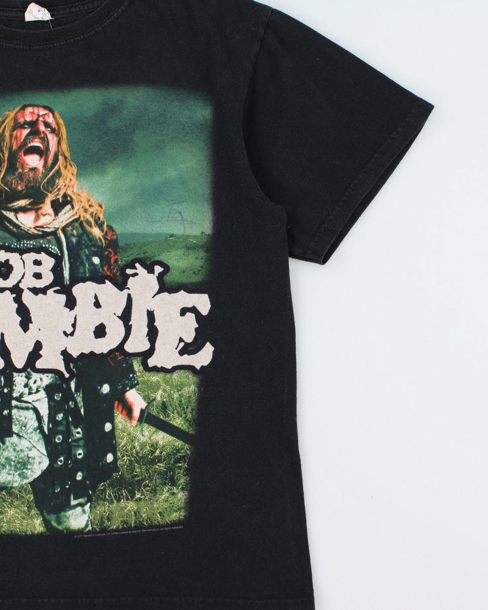 Vintage Rob Zombie Hell On Earth USA 2011 Tour Anvil Preshrunk Crewneck T-Shirt - M