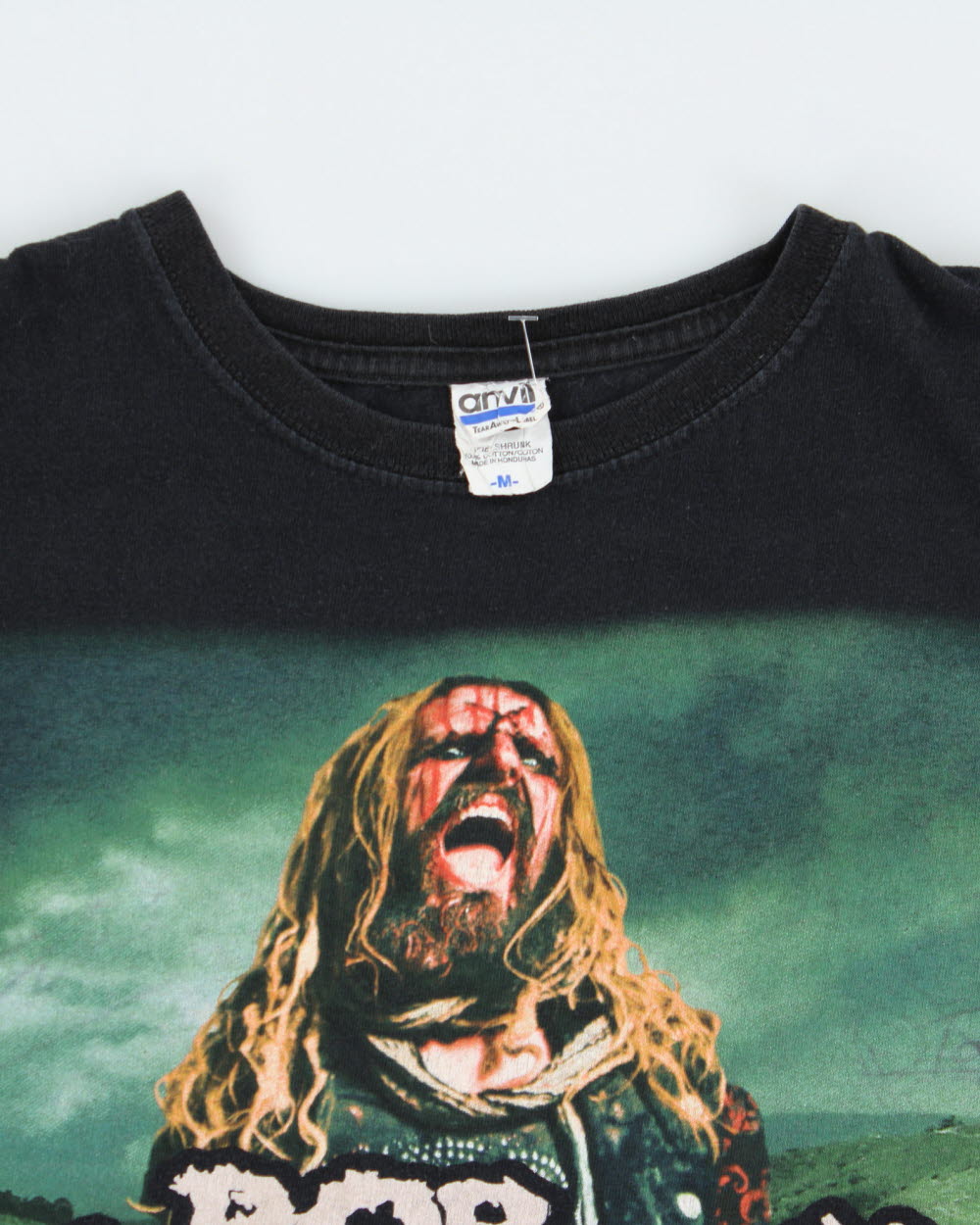 Vintage Rob Zombie Hell On Earth USA 2011 Tour Anvil Preshrunk Crewneck T-Shirt - M