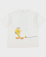 Vintage 1993 Warner Bros. Tweetie Pie Heavyweight Made In USA Crewneck T-Shirt - XL